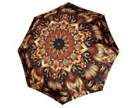 Umbrella-cane Doppler Fiber Flex Automatic 3x3x88 cm, stained glass, beige-brown (740765SWI)