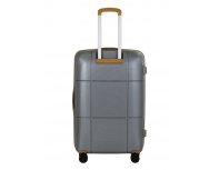 Suitcase Echolac Atlas Pro 4-wheel, 52x75x30 cm, silver (1124TS080919280)