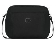 Women's shoulder bag Delsey Picpus 30x23x8 cm, black (00335411100)