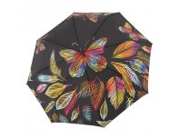Umbrella automatic Doppler Fiber Automatic 5x5x29 cm, black/butterfly (746165SF)
