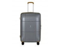 Suitcase Echolac Atlas Pro 4-wheel, 52x75x30 cm, silver (1124TS080919280)