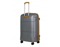 Suitcase Echolac Atlas Pro 4-wheel, 52x75x30 cm, silver (1124TS080919280)