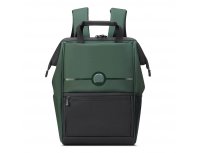 Backpack Delsey Turenne Soft, 35x38.5x17.5 cm, green (00163261013)