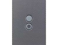 Suitcase Echolac Atlas Pro 4-wheel, 52x75x30 cm, silver (1124TS080919280)