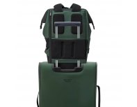 Backpack Delsey Turenne Soft, 35x38.5x17.5 cm, green (00163261013)
