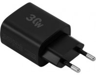 Устройство зарядное сетевое Digma DGW3C, USB-C, 30Вт, 3A, черный (1655945)