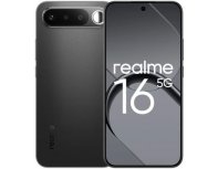 Смартфон Realme 16 5G 8/256Gb, RMX5171, NFC, AMOLED, 120Гц, 7000мAч, черный (2176153)