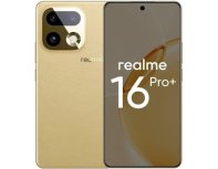 Смартфон Realme 16 Pro+ 8/256Gb, RMX5131, NFC, AMOLED, 144Гц, 7000мAч, золотистый (2164984)