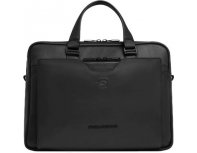 Men's business bag Piquadro Ael, genuine leather, black (2136424)