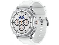 Смарт-часы Samsung Galaxy Watch 8 Classic LTE 46мм, 1.34, белый/серебристый (2119954)