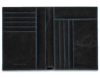 Кошелек мужской Piquadro Blue Square, натуральная кожа, черный (1956054)