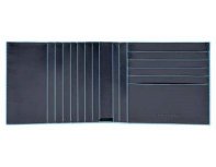 Men's wallet Piquadro Blue Square, blue, genuine leather