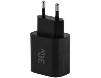 Устройство зарядное сетевое Digma DGW3C, USB-C, 30Вт, 3A, черный (1655945)