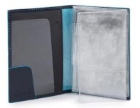 Cover document Piquadro Blue Square, genuine leather, blue (1700211)
