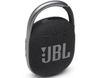 Колонка портативная JBL Clip 4, 5Вт, черный [jblclip4blk]