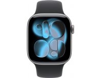 Смарт-часы Apple Watch Series 11 A3331, 42мм, черный/серый космос (2146643)
