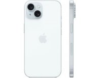 Смартфон Apple iPhone 15 128Gb, A3090, NFC, OLED, 60Гц, голубой