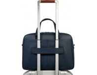 Men's business bag Piquadro Ael, genuine leather, blue (2136422)