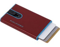 Case credit card Piquadro Blue Square PP4825B2BLR/CU4, genuine leather, tobacco (2011807)