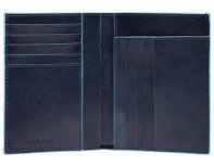 Кошелек мужской Piquadro Blue Square, кожа натуральная, темно-синий (1956052)