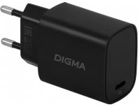 Устройство зарядное сетевое Digma DGW3C, USB-C, 30Вт, 3A, черный (1655945)