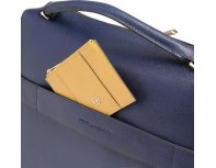 Women's business bag Piquadro Patricia, genuine leather, dark blue (2136308)
