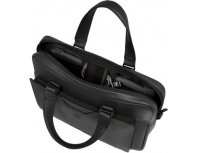 Men's business bag Piquadro Ael, genuine leather, black (2136424)