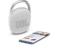 Portable acoustics JBL Clip 4, 5W, white [jblclip4wht]