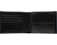 Men's wallet Piquadro Blue Square, genuine leather, black [pu257b2r/n]
