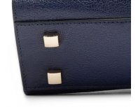 Women's business bag Piquadro Patricia, genuine leather, dark blue (2136308)