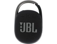 Колонка портативная JBL Clip 4, 5Вт, черный [jblclip4blk]