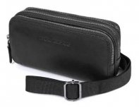 Клатч мужской Piquadro Black Square, натуральная кожа, черный