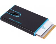 Кардхолдер Piquadro Blue Square, черный, натуральная кожа