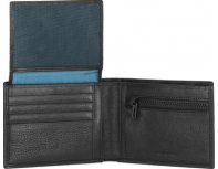 Wallet for men Piquadro Harper, genuine leather, black (1580936)