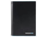 Обложка для документов Piquadro Blue Square, натуральная кожа, черный (1554592)