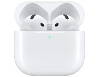 Наушники Apple AirPods 4 A3050,A3053,A3058, Bluetooth, вкладыши, белый [mxp63za/a]