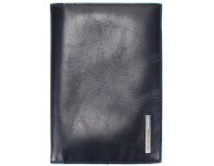 Passport cover Piquadro Blue Square, genuine leather, blue (1499838)