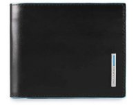 Кошелек мужской Piquadro Blue Square, черный, кожа натуральная