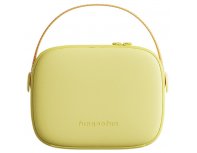 Косметичка с зеркалом Fangoofun, подсветка F536, желтая