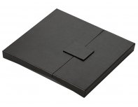 Gift set Lettertone Tesla with an A5 notepad, pen, and 10,000 mAh power bank, black