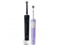 Set of electric toothbrushes Oral-B Vitality Pro Duo Black&Lilac  in a gift box