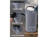Сумка водонепроницаемая Routemark Ocean Pack Fast Track 10л серая