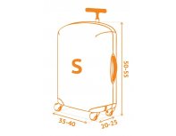 Чехол для чемодана Routemark Catstrophe (Шкодастрофа) S (SP500)