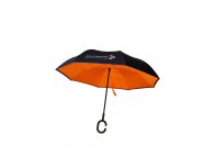 Reverse umbrella Routemark dark blue with orange