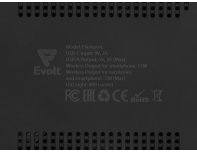 Станция зарядная складная с беспроводной зарядкой Evolt Flashport, 15 Вт, черный (591076)