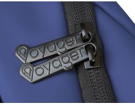 Backpack Voyager Sofit laptop made of eco‑leather, 34×14×44 cm, blue (935712)