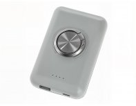 Battery external wireless magnetic Qjet MagnetIQ, 5000 mah, 10 W, grey (590970)