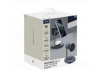 Station charging wireless Deppa 3‑in‑1 QI2.2 Max Power, grey (1‑23170)