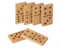 Игра «Домино» из массива бука, натуральный (625361)
