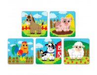 Пазл деревянный Active Puzzles Животные на ферме